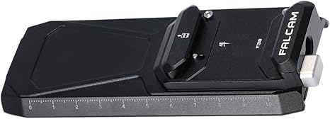 FALCAM F38 Quick Release Base V2 Compatible with DJI RS4/RS4 Pro/RS3/RS3 Pro/RS2/RSC2 - Tripod, Slider & Gimbal Seamless Switch, Lock Mode, Works with OEM Lens Mounts - F38B5416