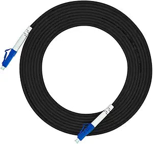 100ft 100feet 30m LC to LC Outdoor Armored Simplex 9/125 SM Fiber Optic Cable Jumper Optical Patch Cord Singlemode 30Meters 100ft LC-LC