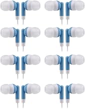 CN-Outlet Wholesale Earbuds Bulk Headphones Individually Bagged 50 Pack for iPhone, Android, MP3 Player for Schools, Libraries, Hospitals (Blue) - Image 1