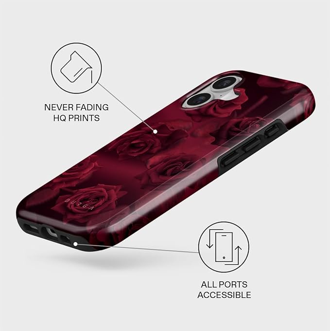 BURGA Phone Case for iPhone 17 - Cute, Trendy, Aesthetic, Pattern Phone Cover, Hard Shell Protection - fits Apple iPhone 17 Case for Women and Men