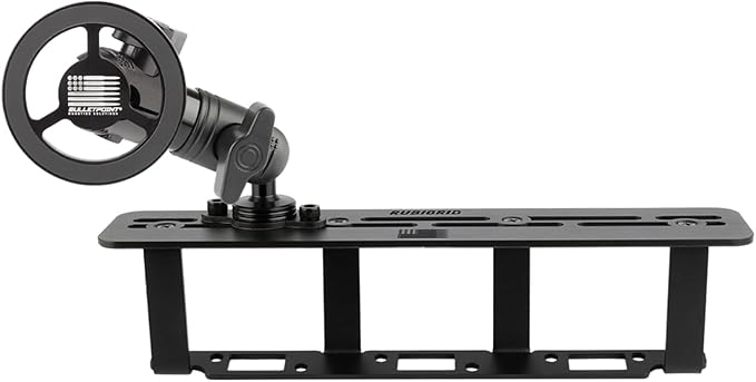 Bulletpoint Mounting Solutions RubiGrid Metal Center Console Mount Phone Holder Compatible with 2023+ Ford Super Duty (Magsafe Compatible)