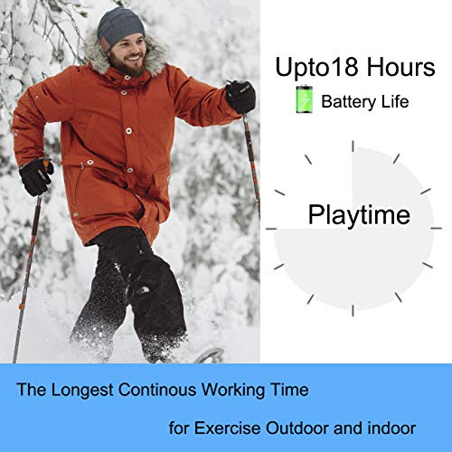 Bluetooth Beanie Hat Headphones, 23H Playtime, Cool Christmas Tech Gifts - Image 4