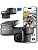 4G LTE Dash Cam with Live View, 2K+1080P Front Inside Anti-Theft Car Camera Live Streaming, Instant Alert via App, Cloud & SD Storage, IR Night Vision, No Screen, 24/7 Parking Mode, GPS, OBD