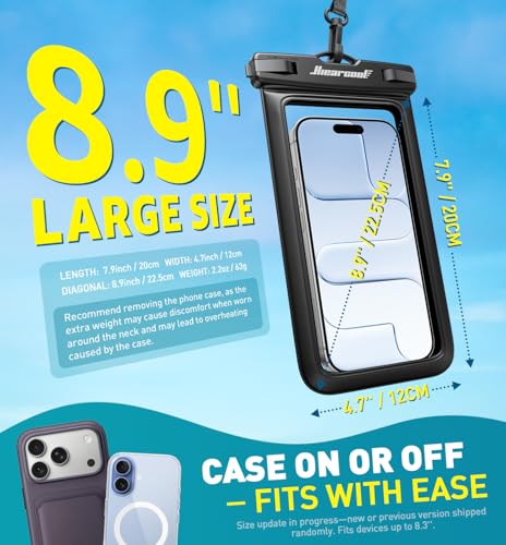 Waterproof Phone Pouch — Protects Phones up to 8.9" - Image 4