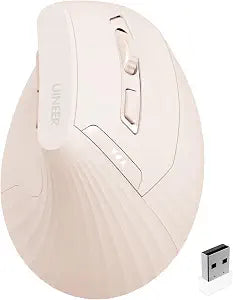 Uineer Ergonomic Vertical Mouse, 2.4G Wireless Mouse, Rechargeable, 4-DPI - Image 1