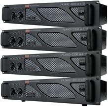 EMB Professional PA2400-1200 Watt Rack Mount Professional Power Amplifier for PA Systems, Bands, Clubs, DJs and Live Sound - Image 1