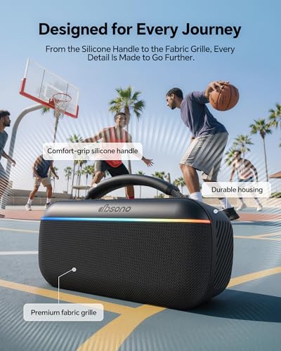 dbsono Bluetooth Speaker Portable Wireless, 100W Pea - Image 7