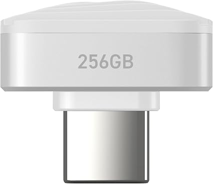 SUNEAST Portable SSD Nano – 256GB, Ultra-Compact USB-C 3.2, External Solid State Drive | Read up to 450 MB/s, Write up to 400 MB/s, exFAT, 2.8 g, Works with iOS, Windows, macOS, Linux, Android