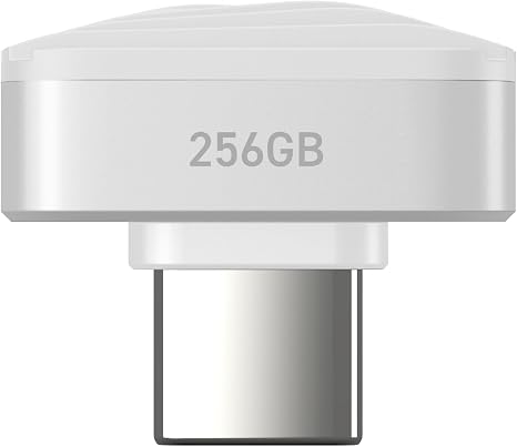 SUNEAST Portable SSD Nano – 256GB, Ultra-Compact USB-C 3.2, External Solid State Drive | Read up to 450 MB/s, Write up to 400 MB/s, exFAT, 2.8 g, Works with iOS, Windows, macOS, Linux, Android
