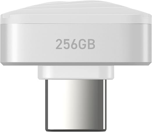 SUNEAST Portable SSD Nano – 256GB, Ultra-Compact USB-C 3.2, External Solid State Drive | Read up to 450 MB/s, Write up to 400 MB/s, exFAT, 2.8 g, Works with iOS, Windows, macOS, Linux, Android