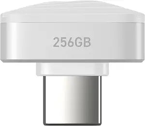 SUNEAST Portable SSD Nano – 256GB, Ultra-Compact USB-C 3.2, External Solid State Drive | Read up to 450 MB/s, Write up to 400 MB/s, exFAT, 2.8 g, Works with iOS, Windows, macOS, Linux, Android