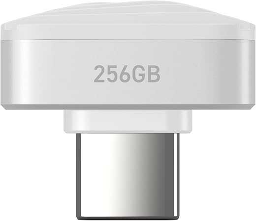 SUNEAST Portable SSD Nano – 256GB, Ultra-Compact USB-C 3.2, External Solid State Drive | Read up to 450 MB/s, Write up to 400 MB/s, exFAT, 2.8 g, Works with iOS, Windows, macOS, Linux, Android