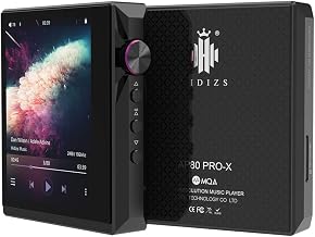 HIDIZS AP80 Pro-X MP3 Player with Bluetooth, Digital Audio Player, Dual ESS9219C Dac Chips, 0.0015% THD+N, DSD256 Native Decoding, MQA LDAC, FLAC, Black - Image 1