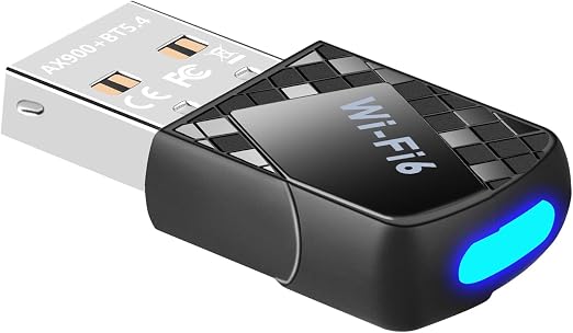 USB WiFi 6 Adapter for PC & Bluetooth 5.4 Dongle