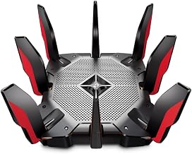 TP-Link - Archer AX11000 Tri-Band Wi-Fi 6 Router - Black/Red (Renewed)