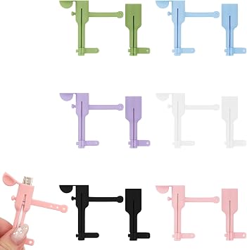 6 Pairs Silicone Charger Cable Protectors - Universal 3-in-1 Non-Slip Cord Saver, Double-End Silicone Data Cable Protection Cover Cord Organizer, Charger Cables Protector for Home Wrap Accessories