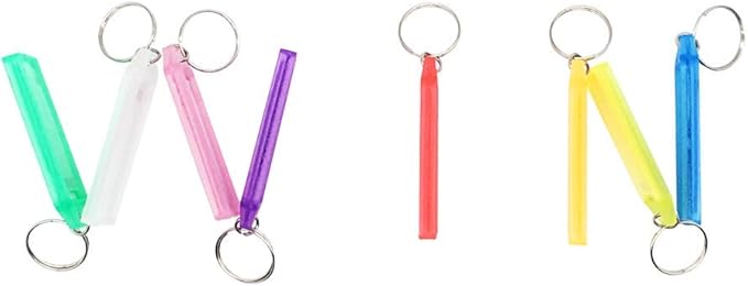 120 PCS PP Plastic Key Tags Identifier ID Labels with Split Ring Label Window, Assorted Colors for Home Offices Key Chains Bunches of Keys Pet ID Tags Luggage Tag USB Flash Drives Rental