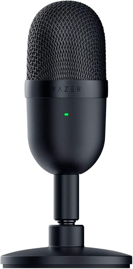 Razer Seiren Mini Ultra-Compact USB Streaming Microphone: Shock Resistant - Black (Renewed)