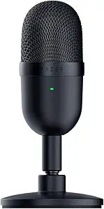 Razer Seiren Mini Ultra-Compact USB Streaming Microphone: Shock Resistant - Black (Renewed)