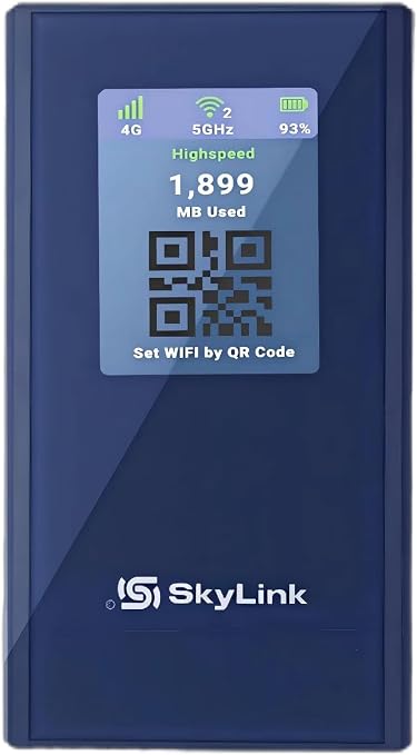 Forward Wireless 4G LTE Mobile Hotspot|Portable WiFi & Travel Router for USA & 140+ Countries, No SIM (AI Powered Global Smart Network)-250GB USA Data for 30 Days, No Contract, Connects to 16 Devices