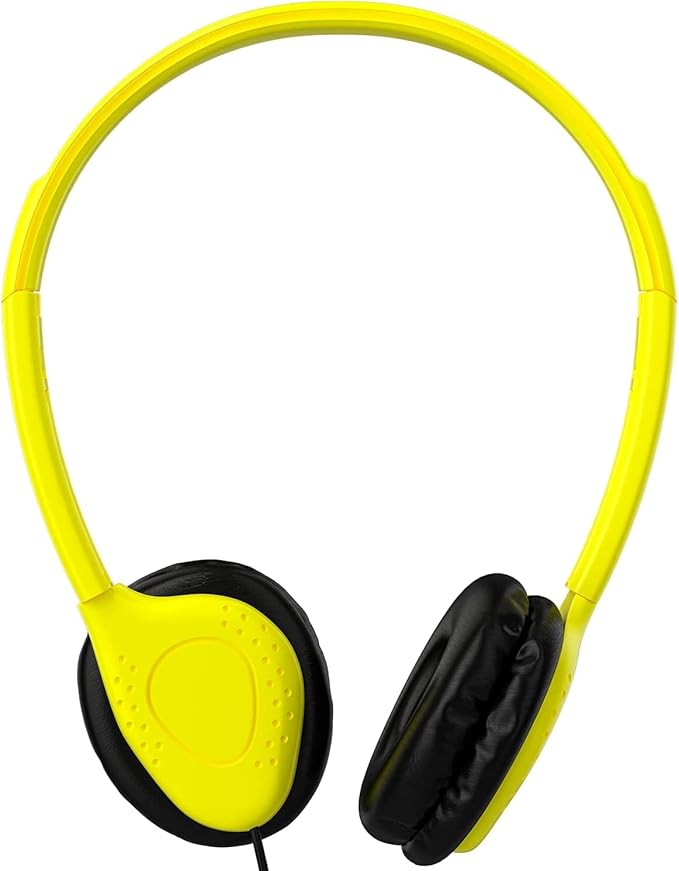 Maeline Wired On-Ear Headphones, Stereo Sound Headset with Cushioned Earpads for Classroom (K-12 - College) Student Online Learning, TV, Library, Travel, 3.5mm Jack - 20 Pack - Bulk Wholesale