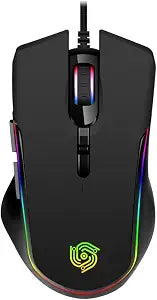 Wired Gaming Mouse - Computer Corded Mouse with 6 Programmable Buttons