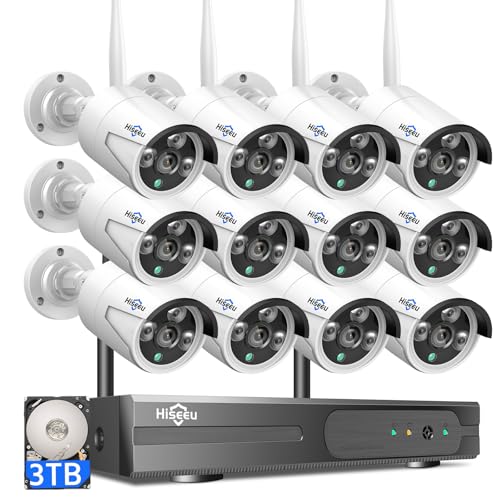 Hiseeu Wireless Pro WiFi Security Camera System, 16C | Smart Home - Image 2