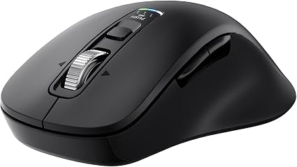 INFINMIND L511 Wireless Bluetooth Mouse, Multi-Device Programmable Mouse.