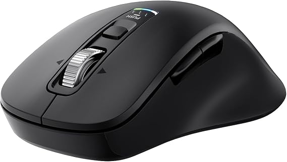INFINMIND L511 Wireless Bluetooth Mouse, Multi-Device Programmable Mouse.