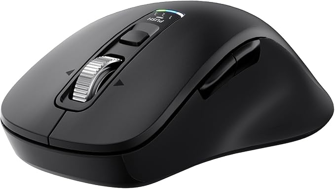 INFINMIND L511 Wireless Bluetooth Mouse, Multi-Device Programmable Mouse.