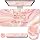 Large Mouse Pad and Keyboard Wrist Rest + Desk Mat Set,Full Long Mouse Pads for Desk Accessories with Memory Foam Gel Pink Mousepad for Women Computer Desktop Office Work-Rose Gold & Pink