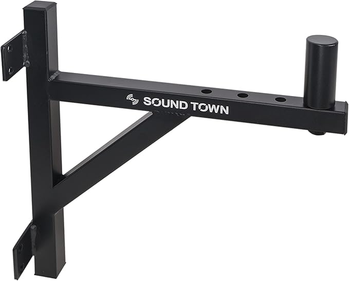 Sound Town 2-Pack Wall Mount Speaker Brackets, Fits 35mm Speaker Mounts (STWSD-F15A-PAIR)