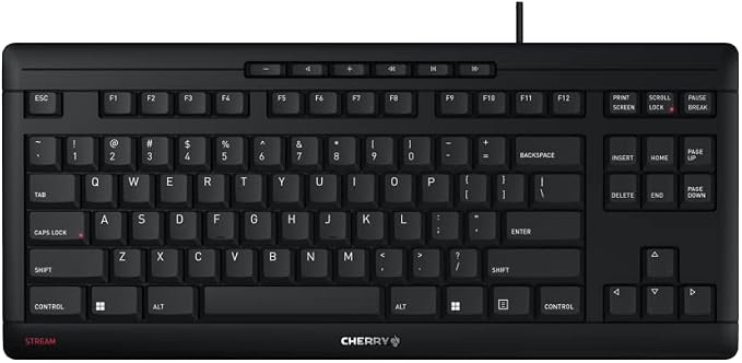 Cherry Stream Wired Keyboard Without Number Pad, Compact TKL - Image 8
