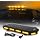 Xprite 27 Inch LED Rooftop Strobe Light Bar, Magnetic Mount High Bright Exterior Lamp for Tow Trucks Construction Snowplow Patrol Vehicles Amber