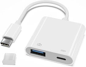 USB C to USB Camera Adapter with 30W PD Charging Port - Image 1