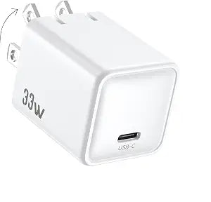 Fast Charging USB C Wall Phone Charger, GaN PD3.0 PPS Compact Foldable 33W
