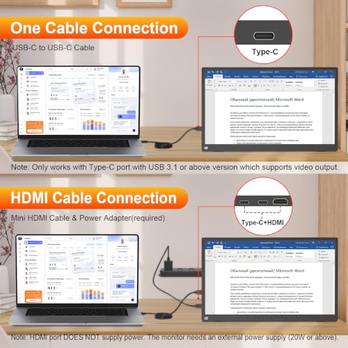 15.6" 100Hz Portable Monitor Touchscreen 1080P 10-Po | Computer Access - Image 5