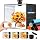 Lightdow 16"x16"x16" Photo Studio Light Box Photography with Type-C Plug/Cable & 180 LEDs(CRI>95), 6 Backdrops-Portable/Dimmable/Folding Shooting Tents for Toys/Jewelry/Watches/Cosmetics