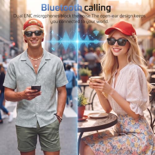 2026 AI Smart Glasses with Camera,4K HD Video & Photo Capture,Real-Time Translation,Recording Glasses with AI Assistant,Open-Ear Audio,Object Recognition Glasses (Photochromic Lens+Blue Light Lens)