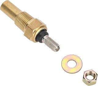 Universal Brass Electrical Sender, Coolant Temperature Sensor, Water Temp Temperature 1/8 NPT Electrical Sender Transmitter Sending Unit Temp Sensor - Image 1