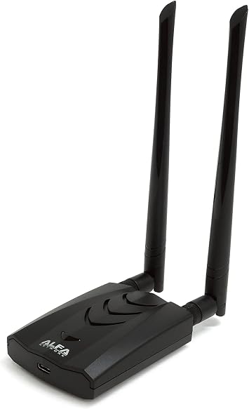 ALFA NETWORK AWUS036AXML 802.11axe WiFi 6E USB 3.0 Adapter AXE3000, Tri Band 6 GHz, Gigabit Speed up to 3Gbps