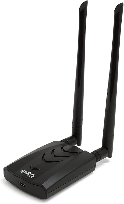 ALFA NETWORK AWUS036AXML 802.11axe WiFi 6E USB 3.0 Adapter AXE3000, Tri Band 6 GHz, Gigabit Speed up to 3Gbps