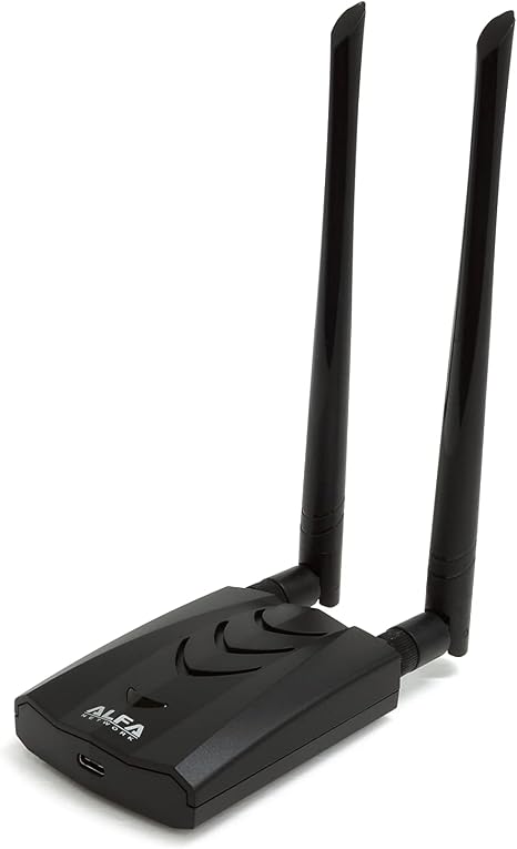 ALFA NETWORK AWUS036AXML 802.11axe WiFi 6E USB 3.0 Adapter AXE3000, Tri Band 6 GHz, Gigabit Speed up to 3Gbps
