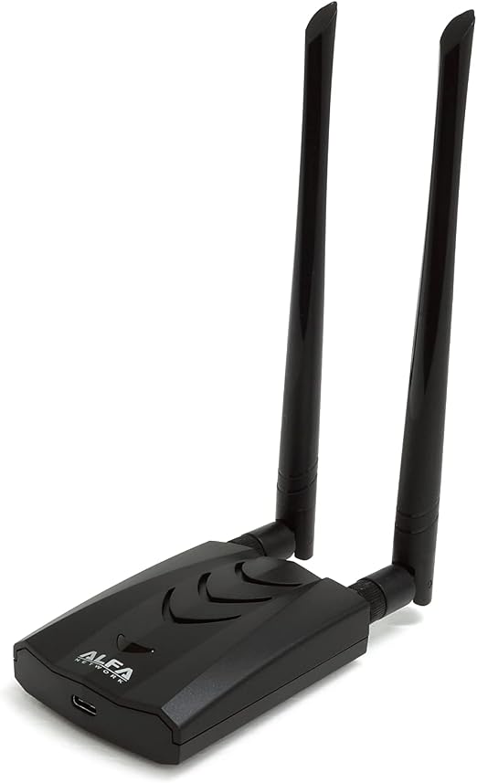 ALFA NETWORK AWUS036AXML 802.11axe WiFi 6E USB 3.0 Adapter AXE3000, Tri Band 6 GHz, Gigabit Speed up to 3Gbps