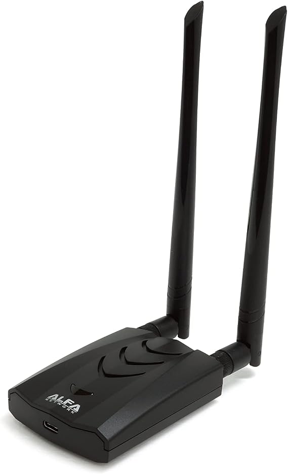 ALFA NETWORK AWUS036AXML 802.11axe WiFi 6E USB 3.0 Adapter AXE3000, Tri Band 6 GHz, Gigabit Speed up to 3Gbps