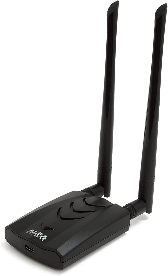 ALFA NETWORK AWUS036AXML 802.11axe WiFi 6E USB 3.0 Adapter AXE3000, Tri Band 6 GHz, Gigabit Speed up to 3Gbps