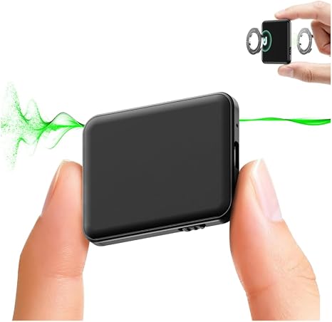 136GB (18800 Hour) Double-Sided Magnetic Voice Activated Recorder, Audio Recorder AI Smart Noise Reduction, MP3 & USB-C Digital Voice Recorder, 100H Continuous Recording Device for Meetings/Interviews
