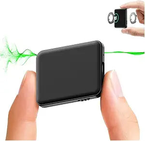 136GB (18800 Hour) Double-Sided Magnetic Voice Activated Recorder, Audio Recorder AI Smart Noise Reduction, MP3 & USB-C Digital Voice Recorder, 100H Continuous Recording Device for Meetings/Interviews