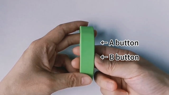 Silent Vibrating Alarm Wristband, Rechargeable Fitness Activity Tracker