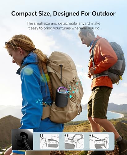 Portable Bluetooth Speaker Beach Essentials: IPX5 Waterproof for Outdoor - Image 5